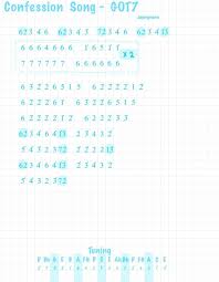 Source links at the top of each piece. Kalimba Songs