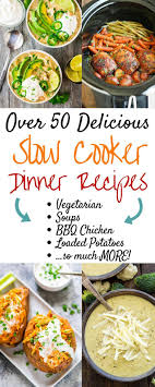 Easy Healthy Slow Cooker Recipes The Family Will Love For Your Crock Pot Slow Cooker Recipes Healthy Healthy Slow Cooker Healthy Crockpot Recipes