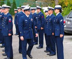 Dress blue noaa corps service. The Uniform Of The Us Coast Guard Soldier The Left Arm Is The Rank And Service Strip And The Right Arm Is Only The Coat Of Arms Inews
