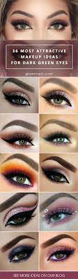 And hazel green, with hues of green with a little gold and sometimes brown. 42 Most Attractive Makeup Ideas For Dark Green Eyes Makeup For Green Eyes Magical Makeup Dark Green Eyes
