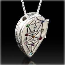 Tree Of Life Kabbalah Necklace Kabbalah Jewelry By Haari Silver Earrings Outfit Pagan Jewelry Locket