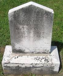 Sarah Ann Wood Croll 1842 1900 Ann Wood Sarah Ann Sarah