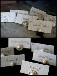 Calligraph guests' names on one end, flip over the paper, and write their table number on the other end. 8 Table Name Plates Ideas Table Names Wedding Place Card Holders Diy