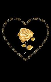 Rose Gold Aesthetic Heart Wallpaper First of all, you need to think of black as being the main color and gold being just an accent shade.