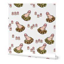 Penis Tank Tiny Dicks Sex War - Wallpaper | Spoonflower