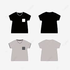 Download Vector Black And T Shirt Template Front And Back Black T Shirt Png And Vector With Transparent Background For Free Download