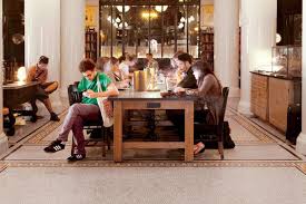 Ace Hotel S Communal Workspace Shows A Winning Hand Ace Hotel Communal Workspace Ace Hotel New York
