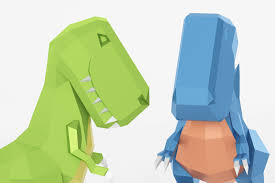3,040 likes · 8 talking about this. Cartoon Style T Rex Papercraft Pdf Template Low Poly Diy Sculpture Lacrafta