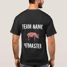 Unisex Custom Bbq Team Pitmaster T Shirt Zazzle Com Bbq Shirt Shirt Designs Shirts