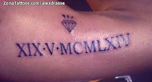 Very intuitive and simple design. Tatuaje De Numeros Romanos