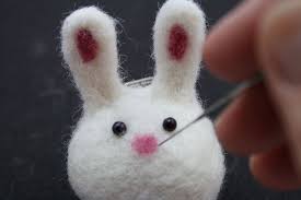 In this tutorial, you learnt how to create a solid miniature animal. Free Felting Tutorial Needle Felted Bunny Ball Dot Living Felt Blog