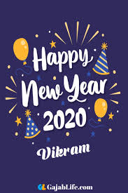#vikramsolar develops and markets mono perc & multicrystalline #solar #pv modules, and does #epc work on solar power plants. Happy New Year Vikram 2020 Wishes Card February 2021
