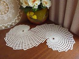 Crochet Doily Sea Shell Doily Table Lace Decor Geometric Design Beautiful Doily Crochet Tablecloth C In 2020 Crochet Doilies Doily Patterns Crochet Tablecloth