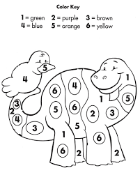 Before printing, you can change the default colors on every. Easy Color By Number For Preschool And Kindergarten