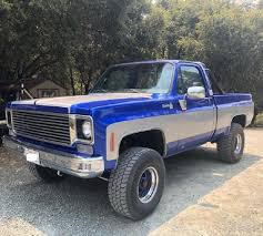 Image result for Acanthus Blue 1975 Chevy Truck