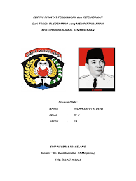 B.tujuan penulisan karya tulis adapun mengenai maksud dan tujuan penyusunan karya tulis ini adalah : Kliping Riwayat Perjuangan Dan Keteladanan