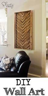 Diy Wall Art From Wood Shims Wood Wall Art Diy Diy Wall Art Diy Wood Wall