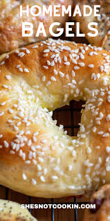 Homemade Bagel Recipe She S Not Cookin Recipe Homemade Bagels Recipes Bagel Recipe