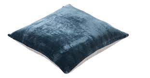 Regency Coussins Bleu Petrole Tissu Bleu Petrole Coussin Coussin Bleu