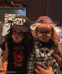 Wayne S World Wayne Garth Twin Babies Costume Halloween Boys Baby Halloween Costumes For Boys Baby Boy Halloween