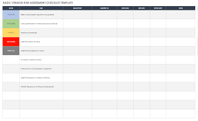 Financial, operational (including information security risk, concentration risk, 4 th party risk, etc.), reputational, compliance and legal risks. Free Vendor Risk Assessment Templates Smartsheet