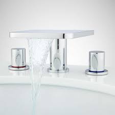 knox widespread waterfall faucet with