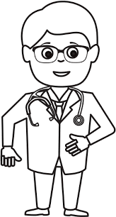Elegant and luxury dynamic style for club and corporate theme. Download Doctor Cartoon Images Doctor Cartoon Png Black And White Full Size Png Image Pngkit