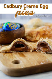 Cadbury creme egg's are a delicious chocolate candy shaped like an egg. Cadbury Creme Egg Pie