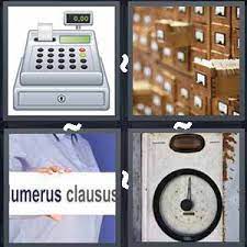 Ideally, this will be on a countertop with room for customers to place their merchandise. Umerus Clausus