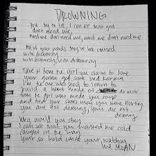 Rectified while feeding me for lying. Banks Drowning Lyrics Genius Lyrics