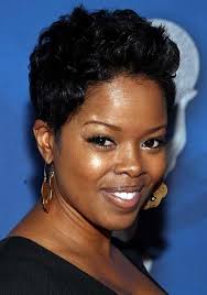 Very short pixie for women over 60 with round face shapes. Short Hairstyle For Black Women With Round Face