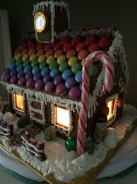 Lights In The Dark Homemade Gingerbread House Christmas Gingerbread House Gingerbread House Parties