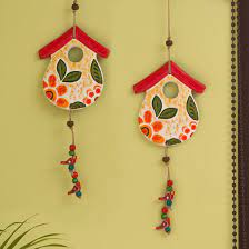 We have already proved this by writing articles. Buy Exclusivelane Farm Huts Handmade Hand Painted Garden Decorative Outdoor Wall Hanging In Terracotta Decor Set Of 2 Terracotta Decorative For Home Decorative Items In Living Room Wall Decoration Online At
