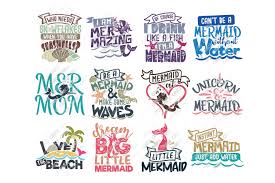 Download Mermaid Svg Bundle 2 Quotes In Svg Dxf Eps Jpg Png Ohmycuttables