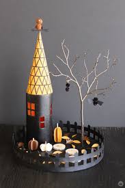 Make Your Own Halloween Decorations Miniature Haunted Houses Think Make Share Haunted House Diy Halloween Miniatures Halloween Decorations