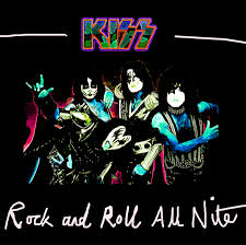 Top 10 kiss '70s songs. Kiss Rock N Roll All Nite 1975 Painting By Enki Art