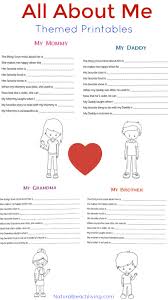 Let them practice writing/tracing their name. All About Me Activity Theme For Preschool Kindergarten Natural Beach Living