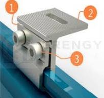 Adjustable Tin Roof Clamp/Aluminum Metal Mounting ...