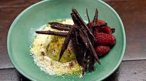 Australian Summer Christmas Pudding With Fresh Berries And Tempered Chocolate Recipe Masterchef Recipes Fresh Berries Recipes