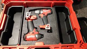 Milwaukee Packout Tool Storage Kaizen Foam Insert For An 18v Impact And Hammer Drill