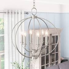 Find a drum chandelier at the guaranteed best price! Birch Lane Freund 6 Light Candle Style Globe Chandelier Reviews Wayfair