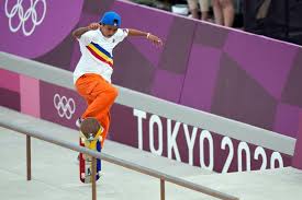 Didal has already made history being part of the skateboarding's historic debut at the #olympics. B0yauk1fez1pm