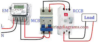 Wiring diagrams and control methods for three phase ac motor. Rccb Wiring Connection Diagram With Mcb Electrical Wiring Diagrams Platform