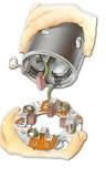 Image result for how to change brushes in golf cart motor
