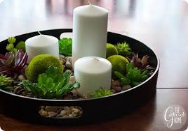 Magical, meaningful items you can't find anywhere else. Candle Centerpiece With Rocks And Succulents Knockoffdecor Com