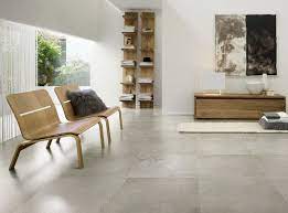 Wickes azzara range showcases an elegant carrara effect that replicates an indulgent white marble with wood effect tiles are extremely popular, as they look stunning and are very practical. Get The Industrial Look With A Polished Concrete Tile Living Room Tiles Living Room Flooring Concrete Tile Floor