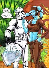 Star Wars - Aayla Secura 'The Hell With Order 66' Commission by Brendon &  Brian Fraim, in Stephen B's Star Wars Original Art Comic Art Gallery Room