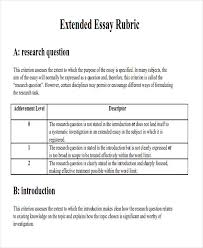 Free 8 Extended Essay Samples In Ms Word Pdf