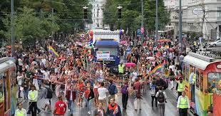 Juni findet nun doch eine regenbogenparade in wien statt. Vienna Pride Regenbogenparade Umzug Ring Wiens B2b Service Fur Die Tourismusbranche