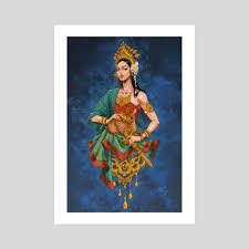 Siapa cik siti wan kembang. Cik Siti Wan Kembang An Art Print By Soefara Jafney Inprnt